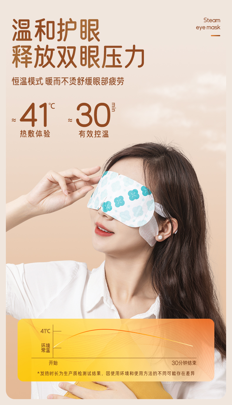 舒緩眼疲勞——5片裝洋甘菊熱敷蒸汽眼罩測評(píng)